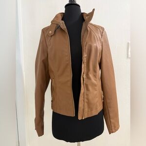 Fake Leather Jacket